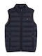 Kids' Quilted Jacket Short Navy Blue Essential Light Down