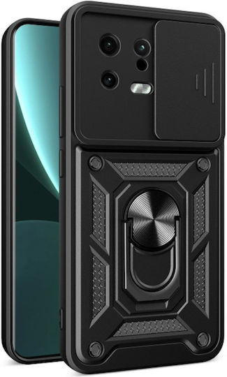 Bodycell Slide Cover Back Cover Σιλικόνης Μαύρο (Xiaomi 13)