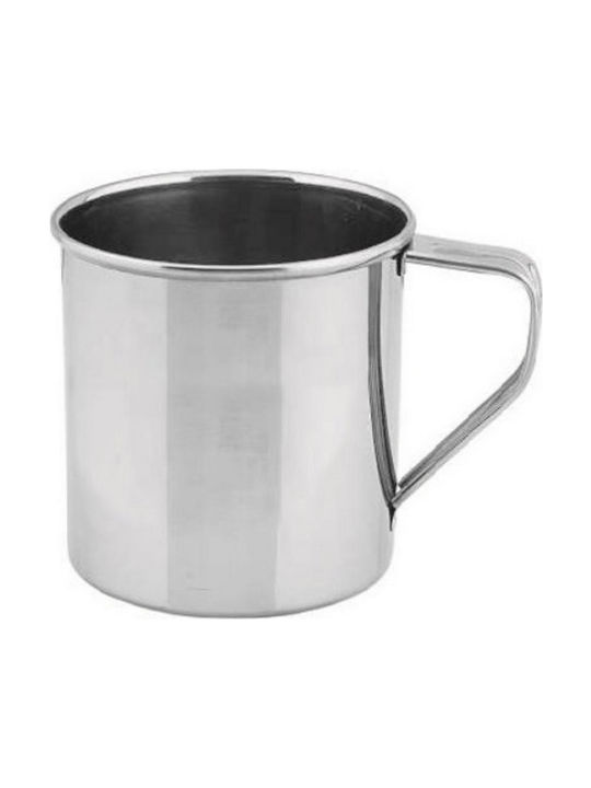 Tasse Metallisch Silber 550ml 1Stück