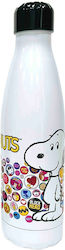 Back Me Up Παγούρι Θερμός Non Spill 500ml Λευκό