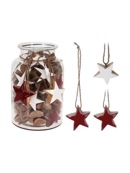 Koopman Christmas Wooden Star Ornament