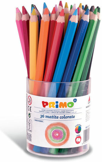 Primo Farbstift-Set mit dicker Spitze 36Stück Packung von 1 Verpackungen