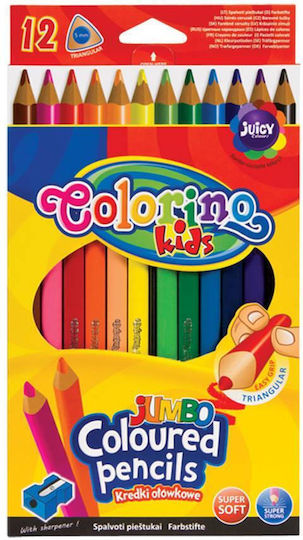 Colorino Farbstift-Set mit dicker Spitze in einer Box 12Stück Packung von 1 Verpackungen