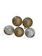 Hanging Ball Ornament Ornament Gold Set 5pcs
