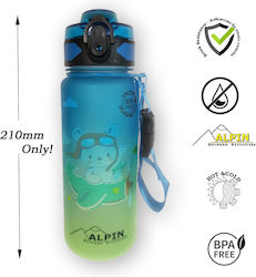 Alpin Bottle Non Spill 500ml Blue