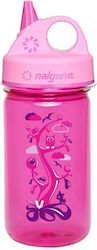 Nalgene Πλαστικό Παιδικό Παγούρι Ροζ 350ml