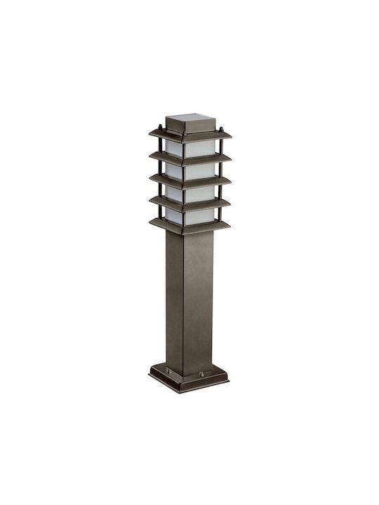 Forlight Lampa Post Mic Pentru Exterior IP55 Cu Bază De Bec E27 Maro