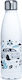 Puckator Flasche Thermosflasche Rostfreier Stahl 500ml Weiß
