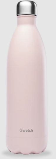 Qwetch Sticlă Termos Oțel inoxidabil Fără BPA 1lt Pink