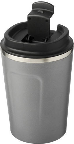 Pf Concept Ποτήρι Θερμός Ανοξείδωτο 360ml Γκρι με Επιστόμιο