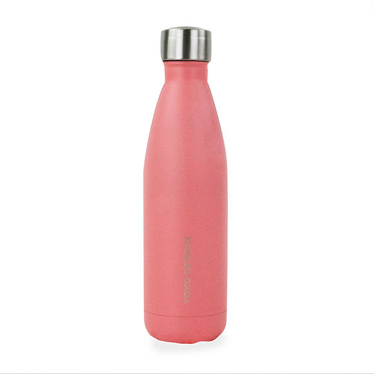 Yoko Design Flasche Thermosflasche Rostfreier Stahl BPA Frei 500ml Orange