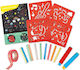 Hape Painting Chalks & Stencils Art for Children 3+ years Years 21pcs