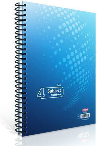Smart Paper Spiral Heft Geregelt A4 4 Themen Blau 1Stück