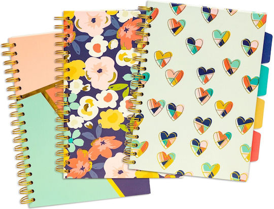 Pukka Spiral Notebook Ruled B5 100 Sheets Multicolour 1pcs