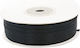 Satin Ribbon Black 3mm 100m 1pcs