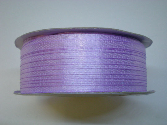 Satin Ribbon Purple 3mm 100m 1pcs