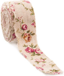 Bandă Florală Bej Bandă Florală Bej