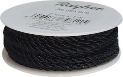 Rayher Wooden Ribbon Black 4m
