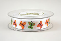 Kappa Decor Orange Satin Ribbon 18m