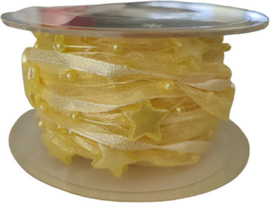blokker Wooden Ribbon Yellow 5m 1pcs