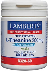 Lamberts L-Theanine Vegan 200mg 60 Tablets