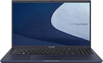 Asus Expertbook B1 B1502CBA-GR31B0X 15.6" FHD (i3-1215U/8GB/256GB SSD/W11 Pro) Star Black (GR Keyboard)
