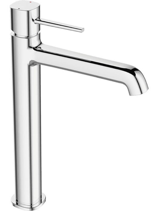 Laveo Mixing Tall Sink Faucet Silver