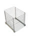 Metallic Laundry Basket Silver