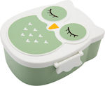 Owl Recipient pentru mâncare pentru copii din plastic Mint