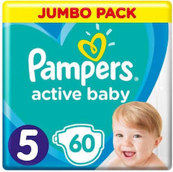 Pampers Tape Diapers Active Baby Active Baby No. 5 for 11-16 kgkg 60pcs