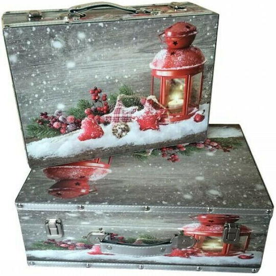 Etoile Set Cutii Decorative Lemnoase 2buc