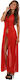 Soiemio Sexy Robe Rot