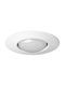 KT Lighting Στρογγυλό Μεταλλικό Χωνευτό Σποτ με Ντουί E27 Λευκό 1τμχ