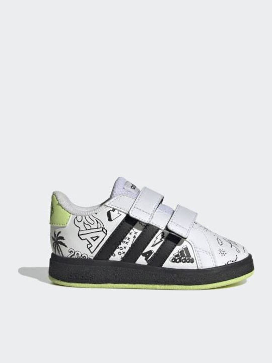adidas Grand Court GRAND COURT 2.0 Cloud White / Core Black / Pulse Lime