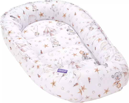 Jukki Candy Circus Baby Nest White 55x100cm