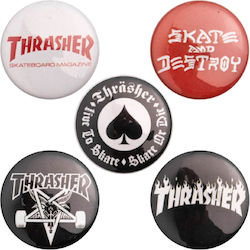 Thrasher Badge 5pcs