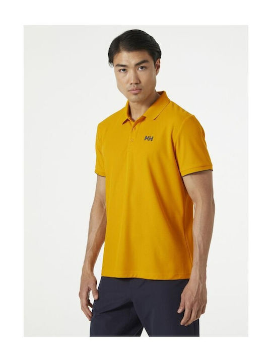 Helly Hansen Ανδρικό T-shirt Κοντομάνικο Polo Κίτρινο