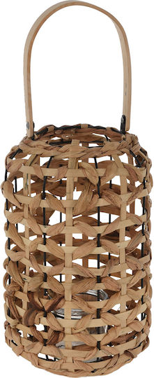Φαναράκι Ξύλινο Καφέ 22x22x45εκ.