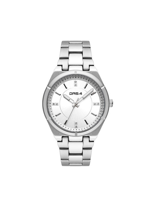 DAS.4 Watch with Silver Metal Bracelet