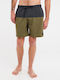 Herren Badehose Schwarz Monochrom