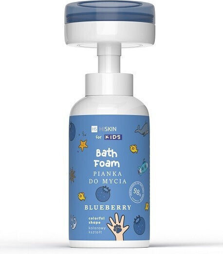 HiSkin Детски Душ Гел Blueberry с Екстракт от Малина на Пяна 300ml