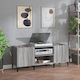 vidaXL Mobilier Hi-Fi Gri 38x121x48cm