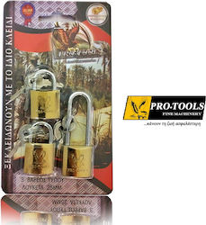 Padlock Brass with Key 25mm 1pcs