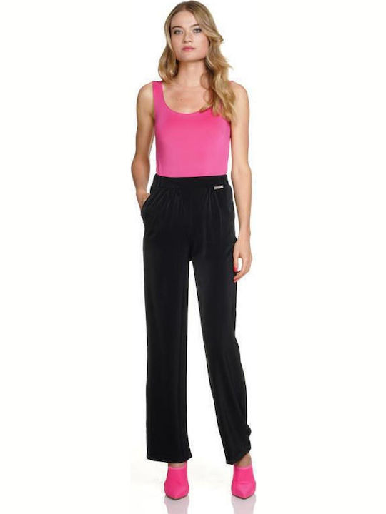 Women's Fabric Trousers Black