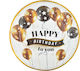 Tpster Happy Birthday Party Plate 6 Pieces