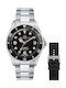 Philip Watch Men's Watch 42mm Automatic with Silver Metal Bracelet