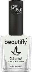 Beautifly Weekly Polish Gel Effect Топ Покритие Матов 20мл