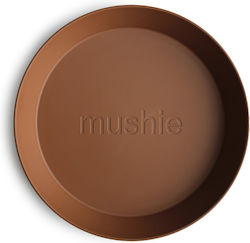 Mushie Dinner din plastic Maro 2buc