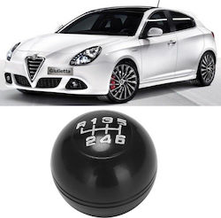 Πόμολο Ταχυτήτων για Alfa Romeo Giulietta Μαύρο