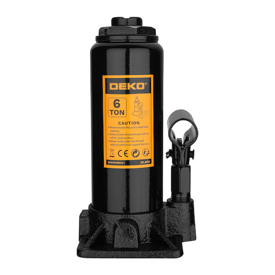 Deko Hand Operated Bottle Jack for Weight Capacity up to 6 Tons